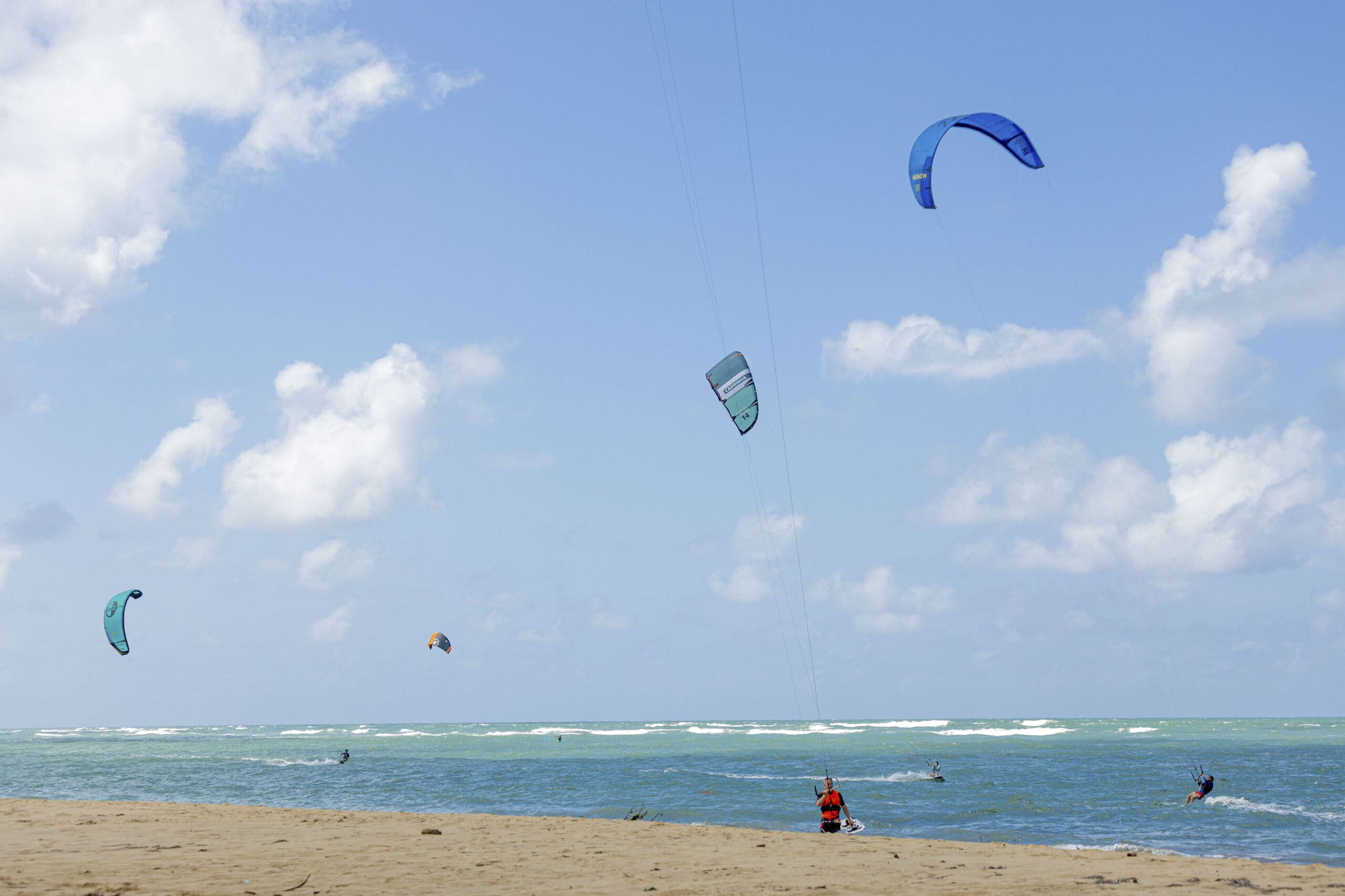 Kitesurfing in Cabarete, Dominican Republic